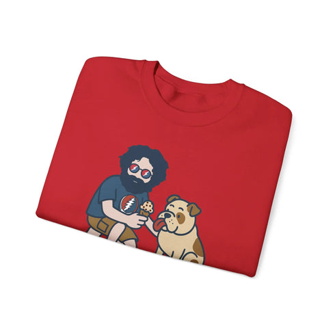 Grateful Dead - Jerry and Frank Are Sharin' | Life is dead. Crewneck Sweatshirt - StealieShop